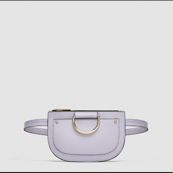 Zara Handbags - Super cute lilac Fanny pack belt bag... used once